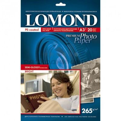 Лот: 6802622. Фото: 1. Lomond Полуглянцевая (Semi Glossy... Другое (компьютеры, оргтехника, канцтовары)
