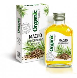 Лот: 13394497. Фото: 1. Масло конопляное Organic, 100... Диетическое питание