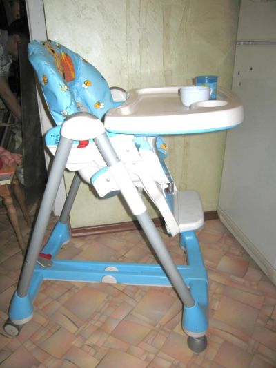 Лот: 4096829. Фото: 1. Стульчик для кормления Peg-Perego... Стульчики для кормления