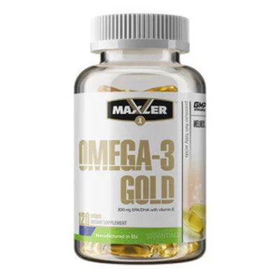 Лот: 9204051. Фото: 1. Omega-3 Gold maxler 120 капсул... Спортивное питание, витамины