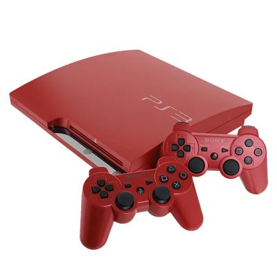Лот: 4873387. Фото: 1. Sony Playstation 3 RED!, 320 gb... Игровые приставки, консоли