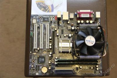 Лот: 2524596. Фото: 1. Pentium 4 3200 + 2Gb RAM + 80Gb... Материнские платы