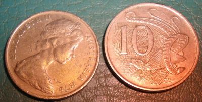 Лот: 4870042. Фото: 1. 10 центов Австралия. Австралия и Океания