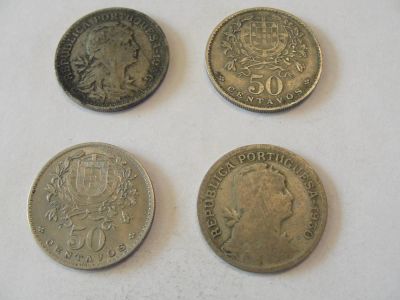 Лот: 4927351. Фото: 1. Португалия, 50 сентаво, 1930-1967. Европа