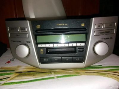 Лот: 18420008. Фото: 1. Штатная магнитола Toyota harrier... Автомагнитолы