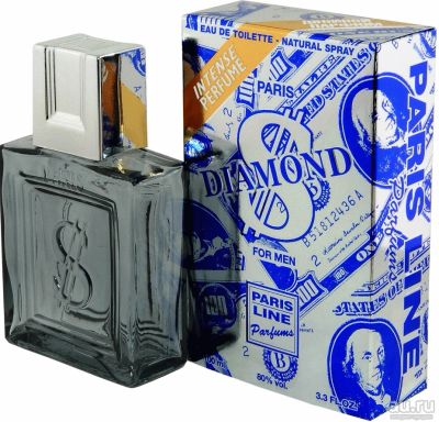 Лот: 15999010. Фото: 1. "Dollar Diamond Intense Perfume... Мужская парфюмерия