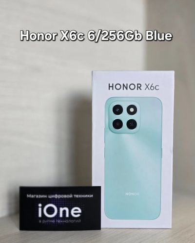 Лот: 25705472. Фото: 1. Honor X6c 6/256Gb Blue (Новый). Смартфоны
