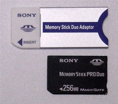 Лот: 825460. Фото: 1. Memory Stick PRO Duo 256 Мб... Карты памяти