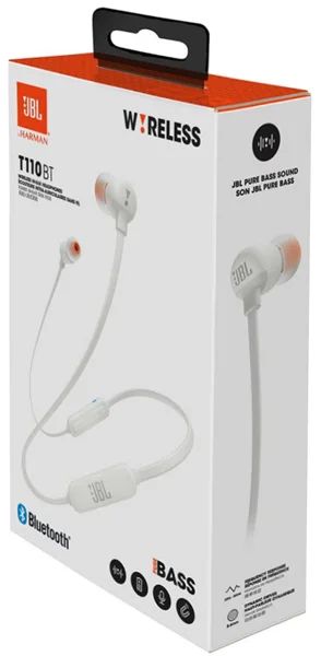 Лот: 12071464. Фото: 1. Новые JBL T110BT Белые Bluetooth... Красноярск