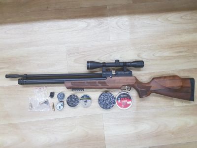 Лот: 12419673. Фото: 1. Kral puncher maxi 3 5.5 плюс насос... Пневматическое оружие
