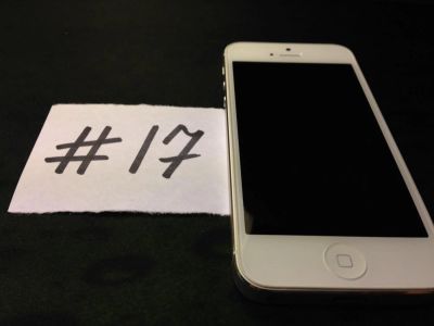Лот: 4450494. Фото: 1. #17 Б/У iPhone 5 16GB белый состояние... Смартфоны