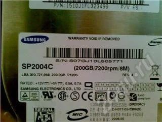 Лот: 414856. Фото: 1. продам жесткий 200Gb SATA. Жёсткие диски (HDD)