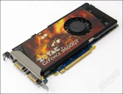 Лот: 1918784. Фото: 1. Видеокарта Zotac GeForce 9600GT. Видеокарты
