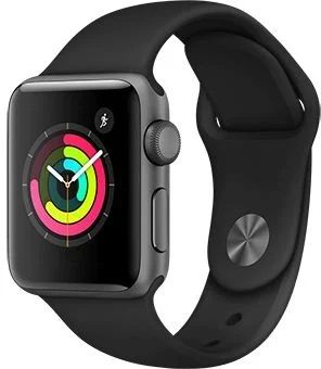 Лот: 19052924. Фото: 1. Apple Watch Series 3, 42 мм, корпус... Смарт-часы, фитнес-браслеты, аксессуары