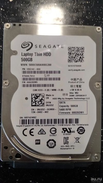 Лот: 13777774. Фото: 1. HDD 500Гб st500lt012 №3. Жёсткие диски (HDD)