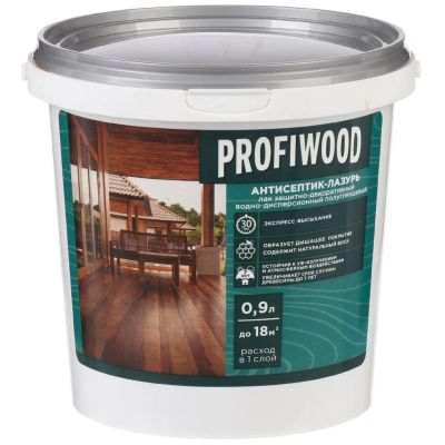 Лот: 24079173. Фото: 1. Антисептик Profiwood, декоративный... Краски, лаки, растворитель