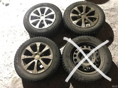 Лот: 13044383. Фото: 1. Диски r14 3 штуки. Диски