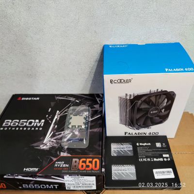 Лот: 25083156. Фото: 1. Новый комплект ryzen 5 7500f... Комплекты запчастей