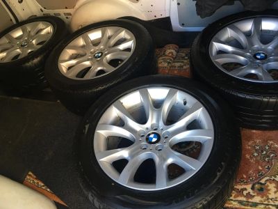 Лот: 9527605. Фото: 1. Комплект диски R19 на BMW X6 X5. Шины на дисках