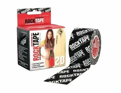 Лот: 10737370. Фото: 1. RockTape H2O 5см х 5м, черный... Массажеры