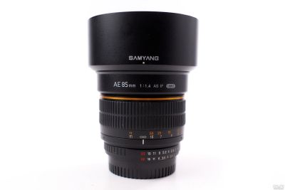 Лот: 15668984. Фото: 1. Объектив Samyang AE 85mm 1.4 AS... Объективы