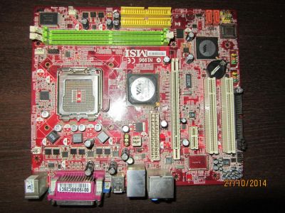 Лот: 4982756. Фото: 1. Материнская плата MSI P4M900M2-L. Материнские платы