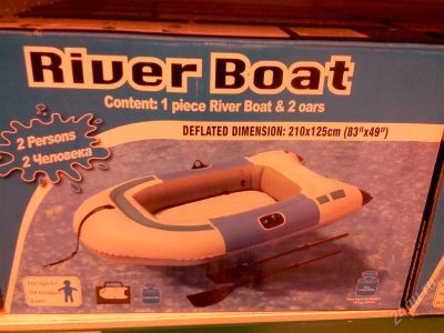Лот: 2549509. Фото: 1. Лодка River boat ПВХ 210х125 до... Красноярск