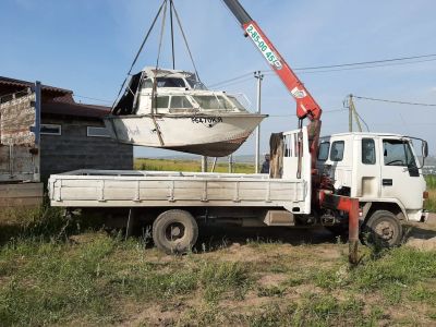 Лот: 14288580. Фото: 1. Катер каютный под навесной лодочным... Лодки и катера