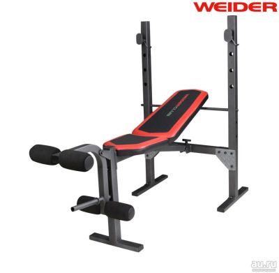 Лот: 7687367. Фото: 1. Силовая скамья со стойкой Weider... Силовые, скамьи, стойки
