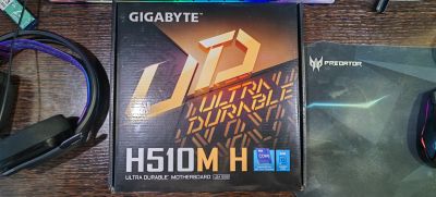 Лот: 19937296. Фото: 1. Материнская плата Gigabyte H510M... Материнские платы