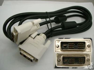 Лот: 4401193. Фото: 1. Два кабеля (2 шт.) DVI-D single... Шлейфы, кабели, переходники