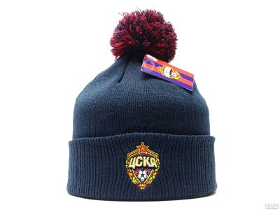 Лот: 12801511. Фото: 1. Шапка мужская ЦСКА ФК (синий). Головные уборы
