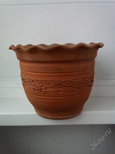 Лот: 952351. Фото: 1. Большой цветочный горшок 5. Кашпо, горшки, вазоны для цветов