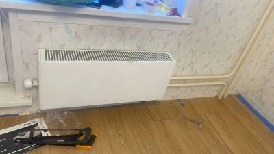Лот: 23339215. Фото: 1. Батарея конвектор от застройщика. Обогреватели бытовые