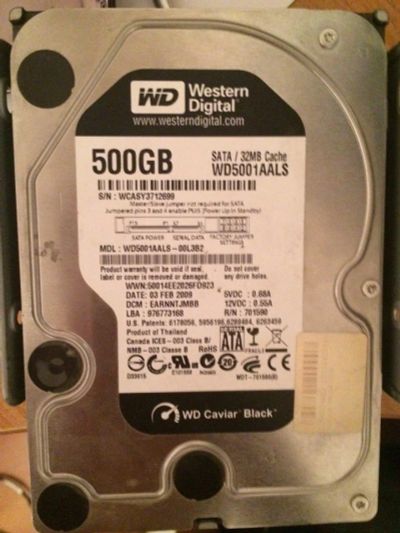 Лот: 4359683. Фото: 1. Жесткий диск Western Digital Caviar... Жёсткие диски (HDD)