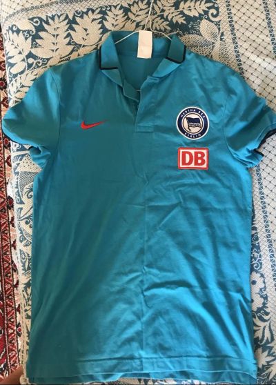 Лот: 20535381. Фото: 1. Поло FC Hertha Berlin. Футболки, поло