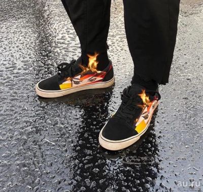 Лот: 17792195. Фото: 1. Кеды Last Seen Reflective/Flame... Кеды, кроссовки, слипоны