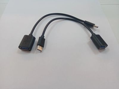Лот: 7124584. Фото: 1. Кабель OTG USB Type C - USB 2... Шлейфы, кабели, переходники