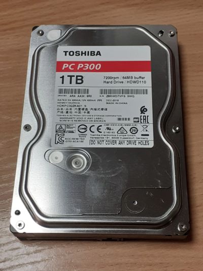 Лот: 18675456. Фото: 1. HDD жесткий диск для компьютера... Жёсткие диски (HDD)