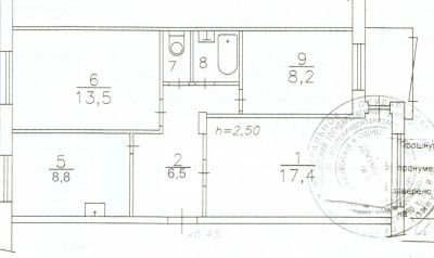 Лот: 4326833. Фото: 1. 3-х комнатная квартира в Велтужанке... Квартиры, студии