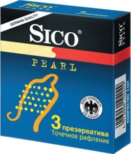Лот: 23730183. Фото: 1. Sico Pearl Презервативы точечное... Лекарства