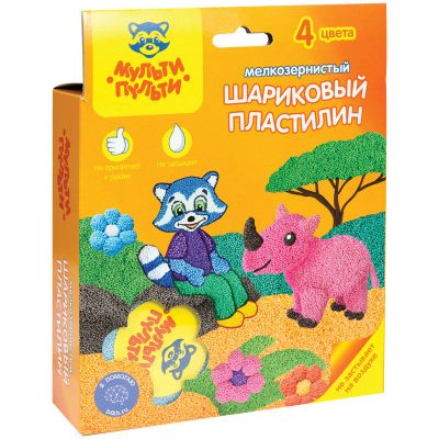 Лот: 15676784. Фото: 1. Пластилин шариковый Мульти-Пульти... Для лепки