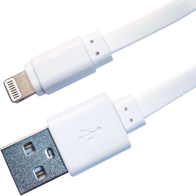 Лот: 24549420. Фото: 1. Кабель Gal USB A-8 pin, 2А, плоский... Дата-кабели, переходники