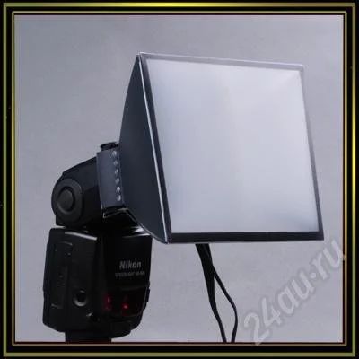 Лот: 603265. Фото: 1. Рассеиватель - мини-софтбокс для... Вспышки, осветители, рассеиватели