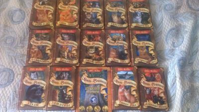 Лот: 5373457. Фото: 1. Коты-воители 15 книг. Книги