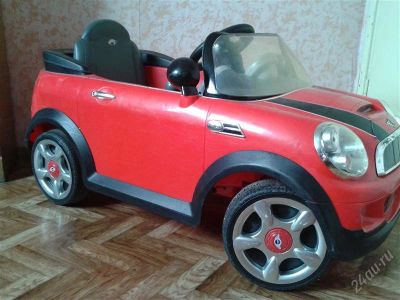 Лот: 2951070. Фото: 1. Электромобиль Mini Cooper. Детские электромобили