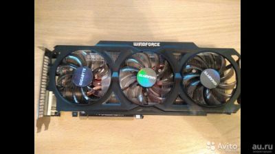 Лот: 13310242. Фото: 1. Gigabyte r9 280x 3gb rev. 2. Видеокарты