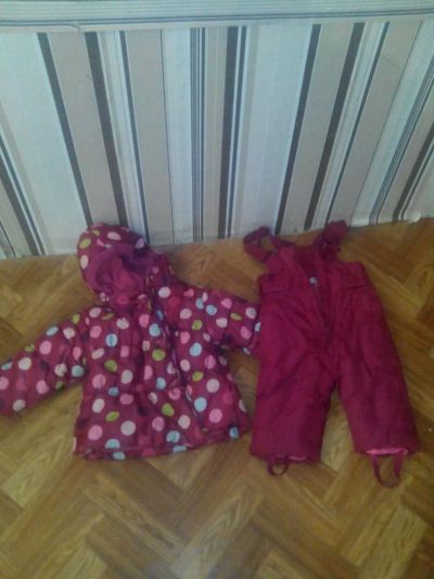 Лот: 6459667. Фото: 1. зимний костюм на девочку. Костюмы, пиджаки, комбинезоны