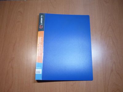 Лот: 13024424. Фото: 1. папка 4 кольца синяя. Папки, портфели
