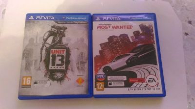 Лот: 13390913. Фото: 1. игры ps vita unit13 , nfs Most... Игры для консолей